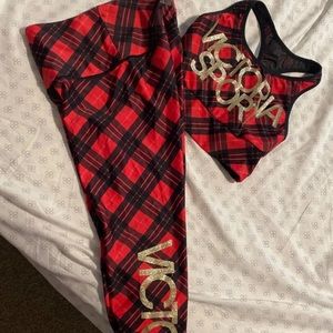 Victoria secret leggings and sports bra
